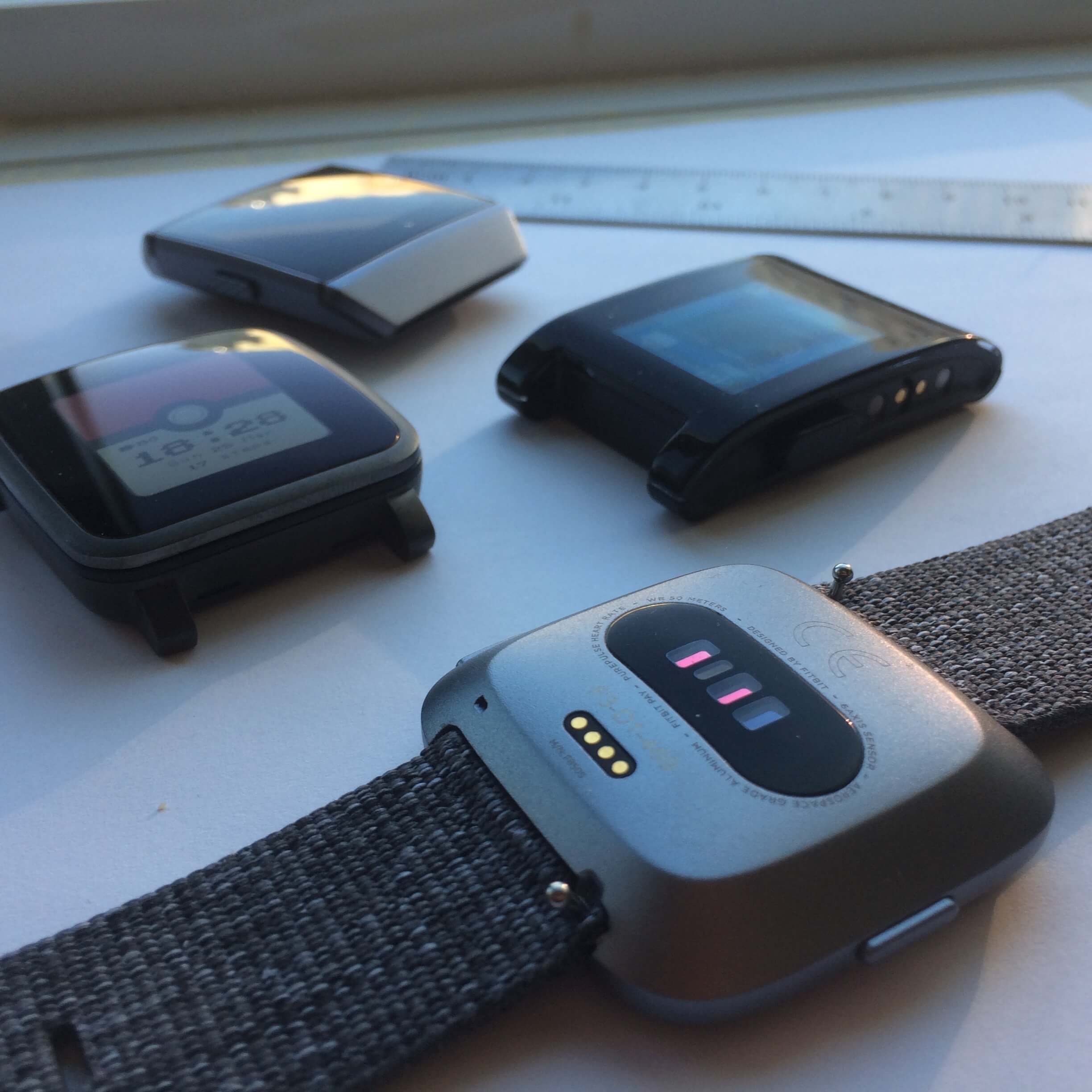 Fitbit Versa sensors