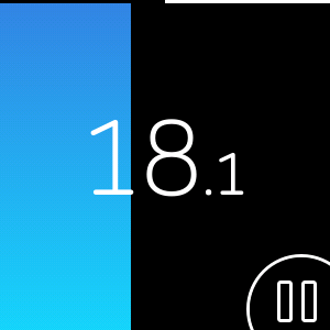 Timer UI on Fitbit Versa